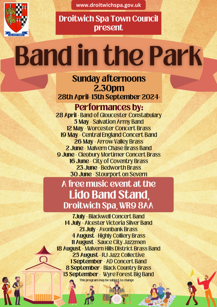 This image has an empty alt attribute; its file name is Droitwich-Spa-Town-Council-band-in-the-park-724x1024.png